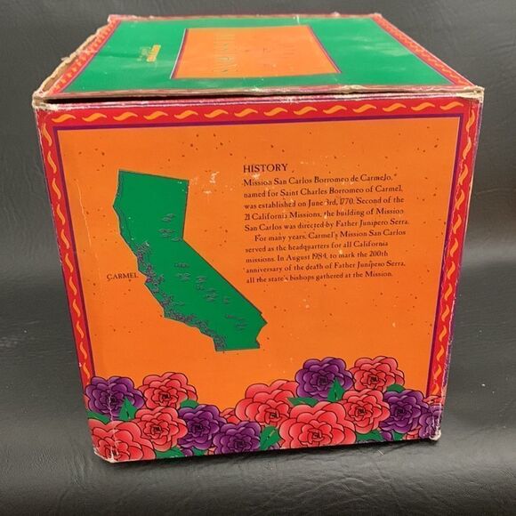 Mervyns California Missions San Carlos Borromeo Vintage Window Light Christmas - Picture 6 of 8